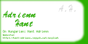 adrienn hant business card